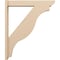Ekena Millwork 5 1/2-in W x 32-in D x 38-in H Funston Slat Rough Cedar Woodgrain TimberThane Outlooker, Primed Tan OUTUR055X32X38FST24RCPR - alternate 4
